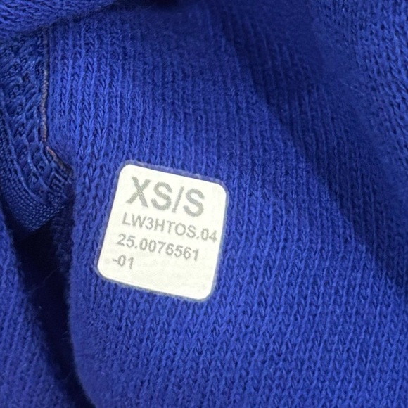 NWT Lululemon Scuba Oversized Half Zip Hoodie In Riverside/Mirror Silver XS/S - Picture 7 of 7